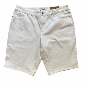 Coldwater Creek Natural Fit White Denim Shorts